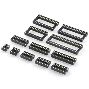 8/14/16/18/20/24/28/32/40 Pin DIP 2.54mm Row Spacing square IC Socket