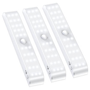 30 <b>Led</b> Wardrobe Lamp Rechargeable Infrared <b>Sensor</b> Night <b>Light</b> For Bedroom Entryway Cabinet <b>Lights</b> Warm <b>Light</b> Version - Product Image 1