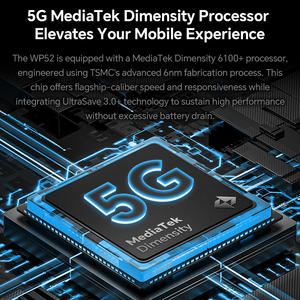 Téléphone robuste Oukitel WP52 <span class=keywords><strong>5G</strong></span> de marque propre, 4G+256 Go, 6,6 pouces HD+ 60 Hz, 6500 mAh, double <span class=keywords><strong>SIM</strong></span>, IP68, Android 14, smartphone robuste - Product Image 4