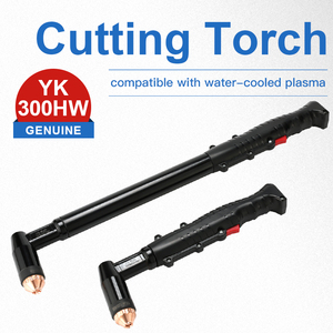 Buse de torche de découpe plasma Yikuai YK300HW avec grand capuchon de retenue noir YK300105W en cuivre pur fileté pour tôle d'acier, <span class=keywords><strong>gaz</strong></span> mixte - Product Image 3