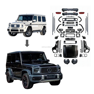 Kit de carrocería de faros LED de lujo de alta calidad para <span class=keywords><strong>Mercedes</strong></span> Clase G W463 2000-2018 y W464 AMG <span class=keywords><strong>G63</strong></span> 2019 Compatible G500 G550 Gwagon - Product Image 1
