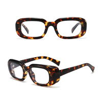 Lunettes de soleil carrées rétro tendance UV400