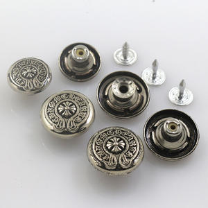 Boutons métalliques pour jeans, boutons tête de cheval, boutons pour veste en jean, boutons I-Beam, accessoires 18mm - Product Image 6