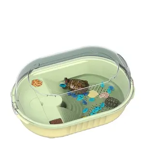 Wholesale High Quality Eco Turtle Tank Reptile Glass Water Turtle Pool Aquarium with Filtration