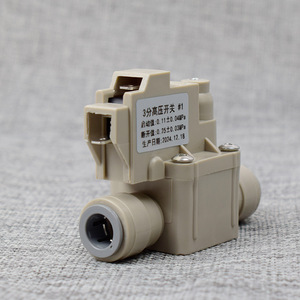 Interrupteur haute pression à 3 voies G1/4 Spst, accessoire pour purificateur d'eau, pour machine à eau pure Ro, 10 bars, Ip54 - Product Image 2