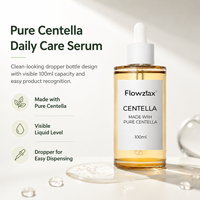 Sérum Visage Anti-Âge Hyalu-Cica à la Centella Asiatica Marque Blanche – Soin Coréen pour la Peau – Ampoule Sérum Faciale