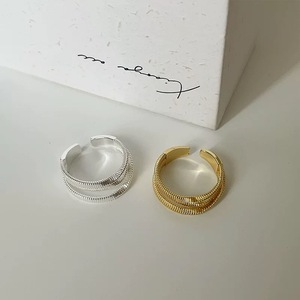 Multi Layered <b>Open</b> <b>Ring</b> S925 Sterling Silver Women's Elegant Fashionable Everyday Wear - Product Image 3