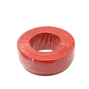 PV DC High Voltage Line PFV1-F4 Square Light Voltage Single Strand PV Wire Tinned Copper Cable for Construction PV Solar Cable