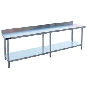 Banco de trabajo de cocina comercial de acero inoxidable con protector contra salpicaduras para hoteles y restaurantes Precio de fábrica - Product Image 5
