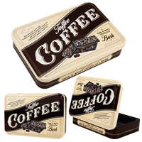 Boîte en fer blanc rectangulaire pour biscuits et chocolats de qualité alimentaire – Emballage promotionnel pour gâteaux et friandises
