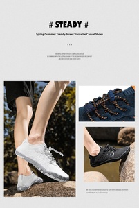 Chaussures aquatiques de surf et de natation Printemps Hiver Plage Pieds nus <span class=keywords><strong>Fivefingers</strong></span> Bout carré Unisexe Tige en maille respirante Antidérapantes Souples - Product Image 4
