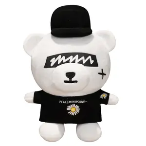 25Cm Alternativa Strret Moda Venda Quente Kawaii Kpop Recheado Boneca Macia Personalizado Pelúcia Macia Brinquedos Urso