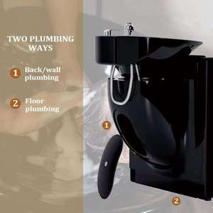 A Salon Shampoo Bed Hair Wash Bed Hair Salon Furniture Shampoo Bed with <b>Massage</b> Features - Product Image 5
