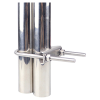 304 acier inoxydable U boulon pince support de tuyau support U Type pince pour antenne montage pôle tuyau fixation v-mâchoire U-boulon pince