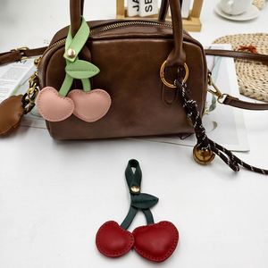 Multi-Purpose PU Leather Cherry <b>Bag</b> <b>Charm</b> Cute Fruit Keychain Versatile Fruit Pendant for <b>Bags</b> Keys Cars & Gifts - Product Image 2