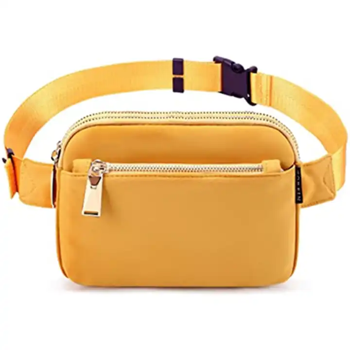 Stylish Leather Fanny Pack For Women, Adjustable Belt Purse