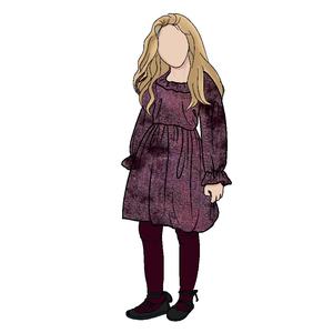 Wholesale Custom New Designs High Quality Floral Pattern Warm Velvet Fall Style <strong>Baby</strong> <strong>Dresses</strong> for <strong>Girl</strong> - Product Image 3