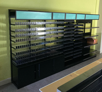 Usine directe fumée boutique vitrine poussoir vitrine meubles cigarettes étagères tabac présentoir