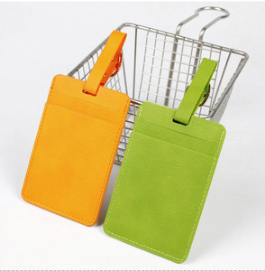 PU da hành lý tag biểu tượng tùy chỉnh hành lý túi Mặt dây chuyền tag thông tin chủ du lịch phụ kiện cá nhân hành lý tag - Product Image 4