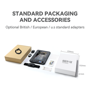 HUGEROCK B101 10.1 인치 컴퓨터 14600mAh 4G 와이파이 산업용 안드로이드 태블릿 컴퓨터 G2010 지문 생체 인식 NFC 리더 - Product Image 5