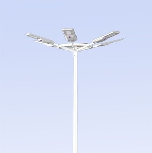 Haute Offre Spéciale de lumen 100 watts 200 watts 3 en 1 route extérieure à économie d'énergie imperméable tout en un réverbère solaire LED - Product Image 3