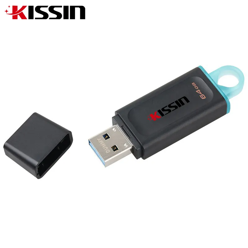 Kissin USB Flash Drive Cle Pen Drive Usb Stick Metal Pendrive 128MB 256MB 512MB 1GB 2GB 4GB 8GB 16 GB 32GB 64 GB 128 GB USB 2.0