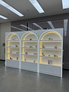 Trắng sang trọng Giày & Túi Showcase phụ nữ thanh lịch Vai Túi hiển thị Kệ Nước hoa Rack hiển thị - Product Image 6