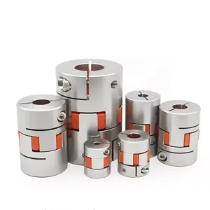 10mm to 14mm Aluminium Plum Flexible Shaft Coupling, Diameter 30mm Length 40mm Stepper Motor Connector Flexible Coupler