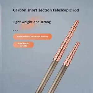 Ультралегкая телескопическая мини-удочка из высокоуглеродистой стали длиной 2,1 м, полный комплект для сбора китайского тунца и фруктов - Product Image 2