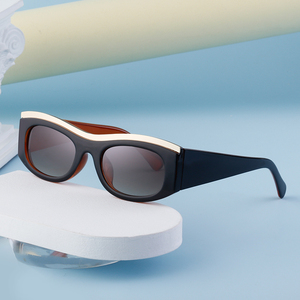 Lunettes de soleil <span class=keywords><strong>tendance</strong></span> Partagas <span class=keywords><strong>2023</strong></span>, style <span class=keywords><strong>sourcils</strong></span>, lunettes de soleil œil de chat, branches épaisses, pour femmes et hommes - Product Image 3