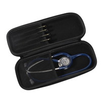 Étui pour stéthoscope portable à coque rigide et double accessoires de classe III personnalisable Sac de transport antichoc en EVA pour médecins et infirmières