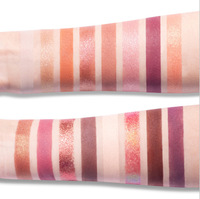 Palette de fards à paupières en poudre nacrée mate imperméable à 16 couleurs, brillante et scintillante, personnalisation OEM/ODM