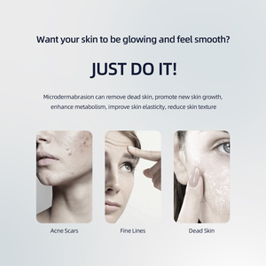 Nouvel appareil de beauté multifonctionnel 3-en-1 à jet d'oxygène et de diamant 2026, portable pour les soins de la peau à domicile - Product Image 3