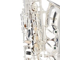 Silver Plated Eb Alto Saxophone-Professional Brass Instrument YTM-710 with Rust Resistant Finish Case & Accessories