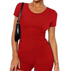 Ensemble de sport uni pour femme, effet délavé, avec coutures, tenue de yoga ajustée, pantalon de yoga taille haute, short, vêtements d'extérieur - Product Image 3