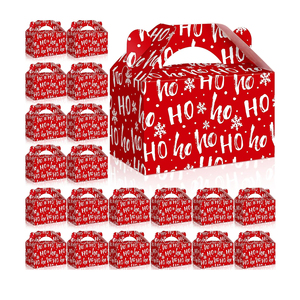 Boîtes à friandises personnalisées en couleur, en vrac, 24 pièces, boîtes à friandises en papier arc-en-ciel, en stock, pour les fêtes d'anniversaire des enfants, emballage de cadeaux - Product Image 1