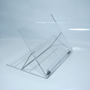 Support de bureau en acrylique personnalisé, support transparent moderne pour ordinateur portable, iPad - Product Image 2