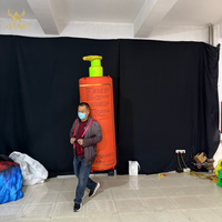 Costume de bouteille de marque cosmétique gonflable personnalisé pour la publicité