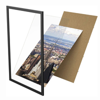 Cadre Photo en Bois de 24x36 Pouces avec Passepartout Cadre Élégant pour Décoration d'Appartement