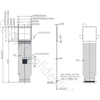 SEEYA 1.03 Inch 2560*2560 1800Nits 90Hz MIPI Micro OLED Display Module untuk Helm AR VR Layar Panel Si-OLED AMOLED 1.03 inci