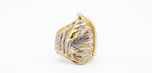 Bague classique plaquée or pour homme, bijoux élégants en cuivre et laiton de haute qualité, cadeau pour mari, petit ami, père - Product Image 3