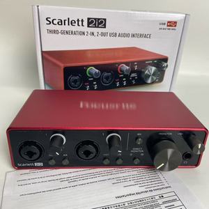 <span class=keywords><strong>Carte</strong></span> <span class=keywords><strong>son</strong></span> externe professionnelle USB pour ordinateur, sans pilote, pour streaming en direct, karaoké, enregistrement d'instruments, production musicale, contrôleur - Product Image 4