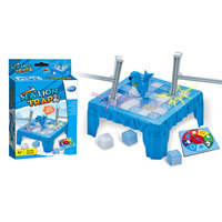 Jeu de société interactif parent-enfant Sauvegardez les lions de mer Jeux en plastique Jouet de table intelligent Jeu de piège au lion de mer pour la vente en gros