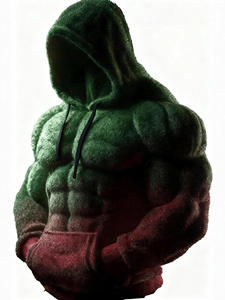 Sudadera Unisex Moderna de Otoño, Cálida, con Capucha y Estampado Digital de Dibujos Animados, Estilo Navideño, Manga Larga - Product Image 2