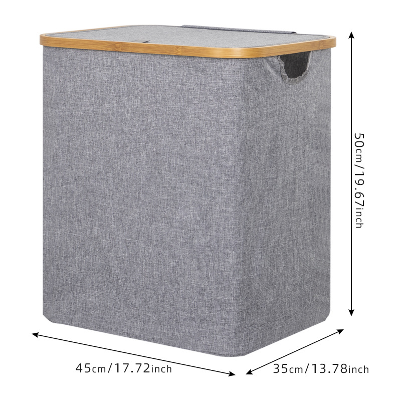45*35*51 Single barrel with single lid, gray