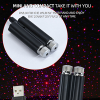 Lámpara Proyector LED USB de Doble Color NOVKIR, Efecto Cielo Estrellado, IPx4 Impermeable, Iluminación Ambiental para Techo de Auto, Ajuste Universal