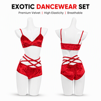Shorts taille haute en velours luxueux haut de gamme pour femme, tenue sexy pour la pole dance, à associer avec un haut de danse exotique