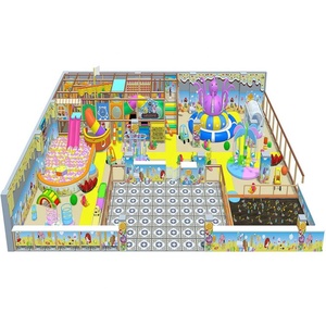 Design personnalisé Candy Thème Village Town Aire de jeux pour enfants Centre de jeux intérieur pour enfants avec piste de danse pour enfants - Product Image 3