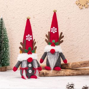 JQ Poupées en peluche Gnome de Noël Nordique, Figurines Tomte et Elfe Vieil Homme de la Forêt à Cornes, Décorations de Table Créatives <span class=keywords><strong>Scandinaves</strong></span> pour Noël - Product Image 2