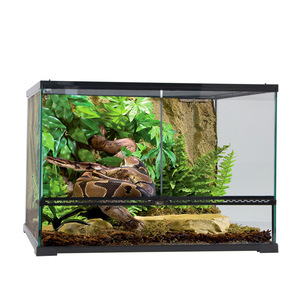 Manufacturers wholesale Amazon sells Reptile box tank lizard reptile cage Float glass reptile terrarium